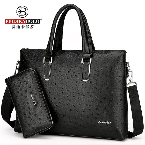 handbag portfolio briefcases men's ostrich pattern trendy fashion shoulder bag business
handbag portfolio briefcases men's ostrich pattern trendy fashion shoulder bag business