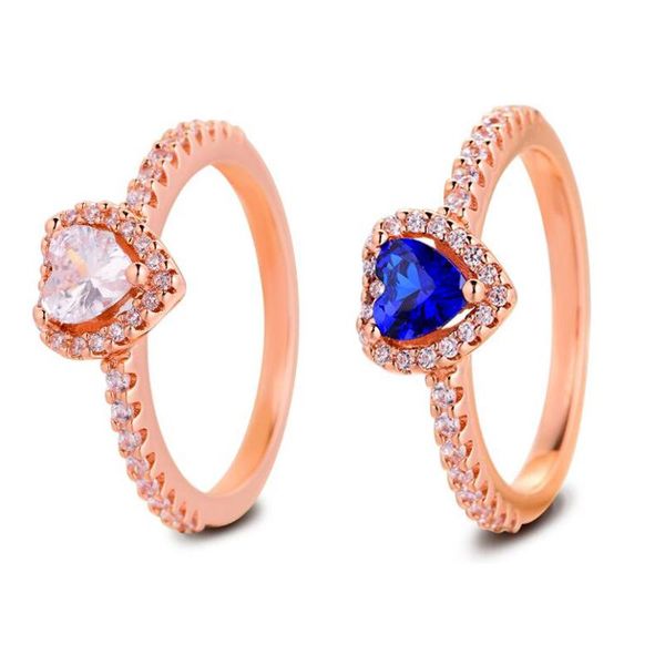 sparkling clear blue elevated heart ring women anel feminino 100% 925 jewelry sterling silver anillos mujer wedding bagues cluster rings, Golden;silver
sparkling clear blue elevated heart ring women anel feminino 100% 925 jewelry sterling silver anillos mujer wedding bagues cluster rings, Golden;silver