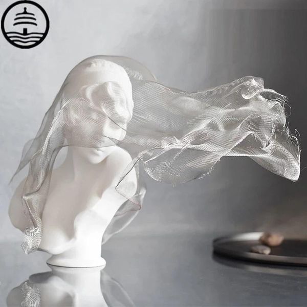 decorative objects & figurines bao guang ta nordic creative metal veil girl art sculpture ornaments goddess statue resin crafts home d
decorative objects & figurines bao guang ta nordic creative metal veil girl art sculpture ornaments goddess statue resin crafts home d