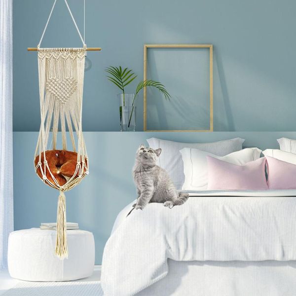 macrame tapestry cotton rope handwoven cat hammock pet supplies wall hanging bedroom home decor swing bed without mat window beds & furnitur
macrame tapestry cotton rope handwoven cat hammock pet supplies wall hanging bedroom home decor swing bed without mat window beds & furnitur