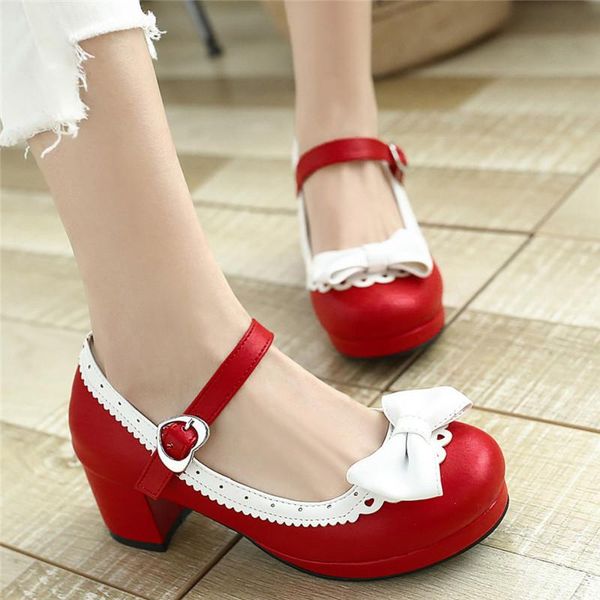 dress shoes agodor girl lolita mary jane high heels platform bow pumps block cosplay for women big size, Black
dress shoes agodor girl lolita mary jane high heels platform bow pumps block cosplay for women big size, Black
