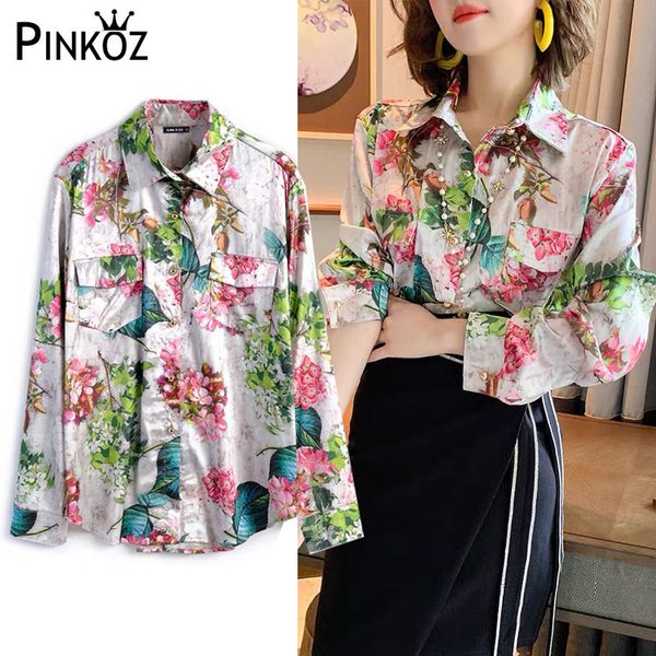 designer style spring summer arrival flower printed single breasted blouse women lady ol shirt casual dailywear chic 210421, White
designer style spring summer arrival flower printed single breasted blouse women lady ol shirt casual dailywear chic 210421, White