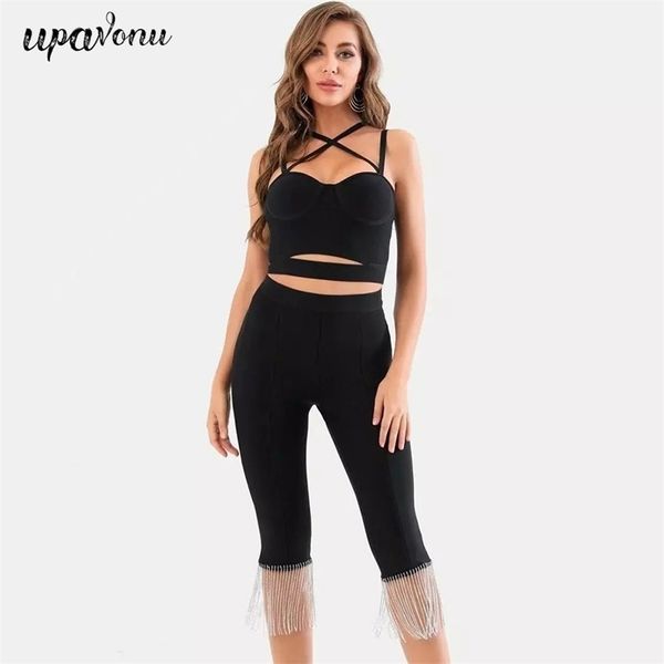 diamond tassel bandage pants set halter short vest & tight cropped ladies two-piece 210524, White
diamond tassel bandage pants set halter short vest & tight cropped ladies two-piece 210524, White