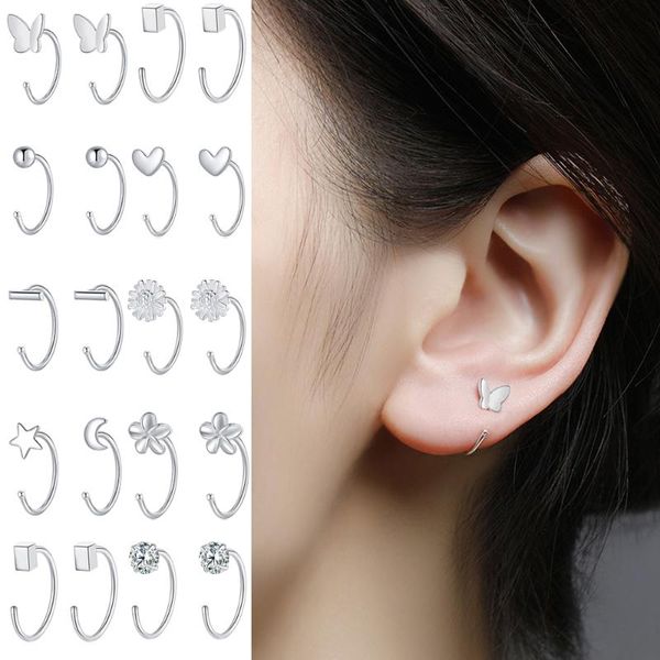 hoop & huggie sliver colour butterfly geometric asymmetric earrings for women small open huggies hoops ear piercing earring jewelry girls, Golden;silver
hoop & huggie sliver colour butterfly geometric asymmetric earrings for women small open huggies hoops ear piercing earring jewelry girls, Golden;silver