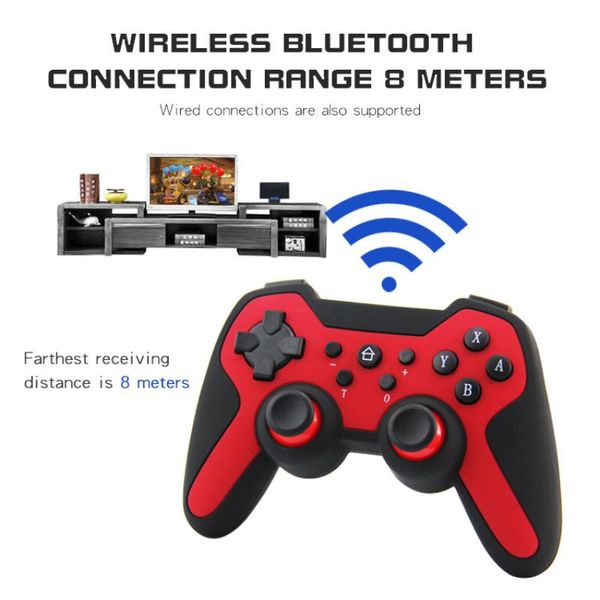 game controllers & joysticks switch gamepad bluetooth wireless controller ps3 / pc android 1 axis double vibration phone gaming
game controllers & joysticks switch gamepad bluetooth wireless controller ps3 / pc android 1 axis double vibration phone gaming