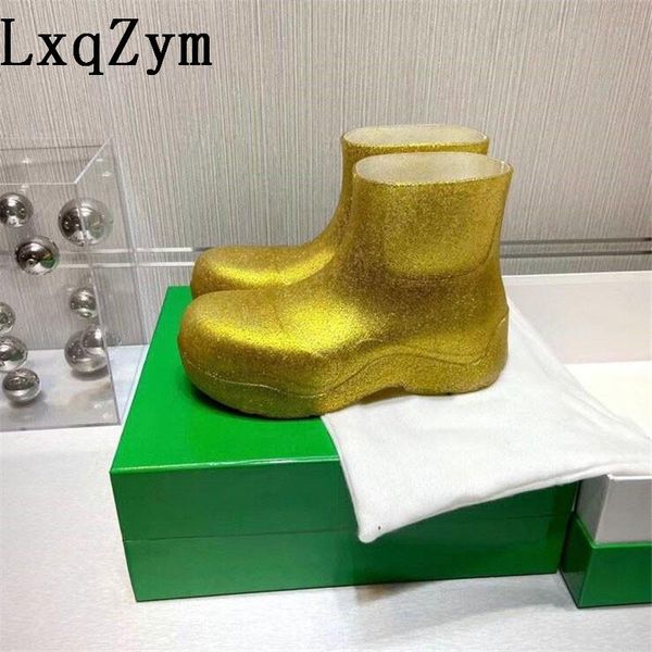 boots thick sole rain women round toe rubber waterproof ankle botas female autumn candy colors short runway shoes, Black
boots thick sole rain women round toe rubber waterproof ankle botas female autumn candy colors short runway shoes, Black
