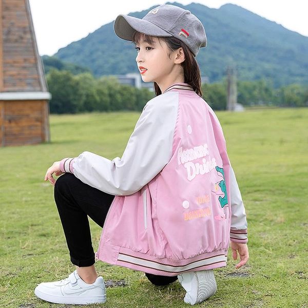 jackets 2021 spring autumn girls coat cartoon print jacket green pink kids windbreaker teen children zipper, Blue;gray
jackets 2021 spring autumn girls coat cartoon print jacket green pink kids windbreaker teen children zipper, Blue;gray
