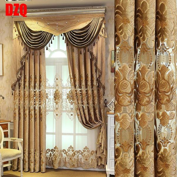 curtain & drapes european luxury brown curtains for living room chenille bedroom shaded embroidery window tulle
curtain & drapes european luxury brown curtains for living room chenille bedroom shaded embroidery window tulle