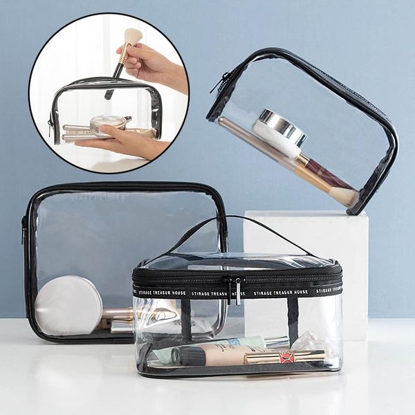 cosmetic bags & cases transparent make-up tpu waterproof multifunctional travel toiletry bag organizers for traveling business trip lb
cosmetic bags & cases transparent make-up tpu waterproof multifunctional travel toiletry bag organizers for traveling business trip lb