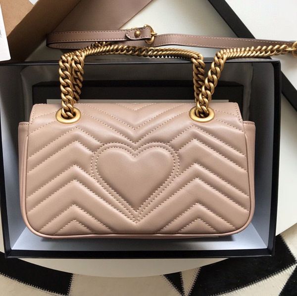 22cm/26cm genuine calfskin leather classic crossbody chain bag with bronze hardware
22cm/26cm genuine calfskin leather classic crossbody chain bag with bronze hardware