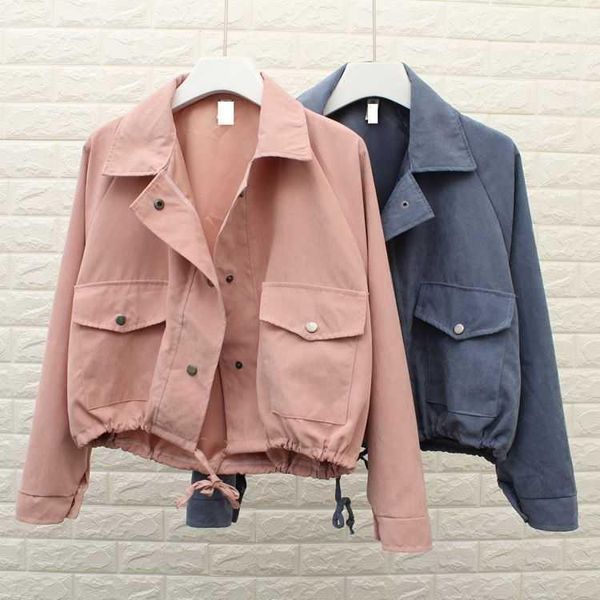 women's jackets 2021 spring fashion women solid elegant korean style lace up single breasted casual slim short j112, Black;brown
women's jackets 2021 spring fashion women solid elegant korean style lace up single breasted casual slim short j112, Black;brown