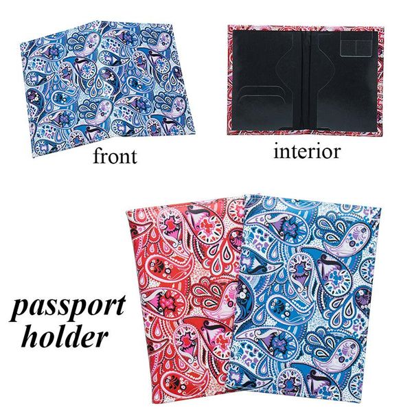 card holders retro printed passport holder pu leather ticket id cover women men portable bank business wallet case, Brown;gray
card holders retro printed passport holder pu leather ticket id cover women men portable bank business wallet case, Brown;gray