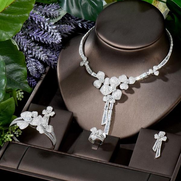 earrings & necklace hibride luxury trendy saudi arabia earring set for women wedding engagement jewelry setsbrincos para as mulheres n-287, Silver
earrings & necklace hibride luxury trendy saudi arabia earring set for women wedding engagement jewelry setsbrincos para as mulheres n-287, Silver