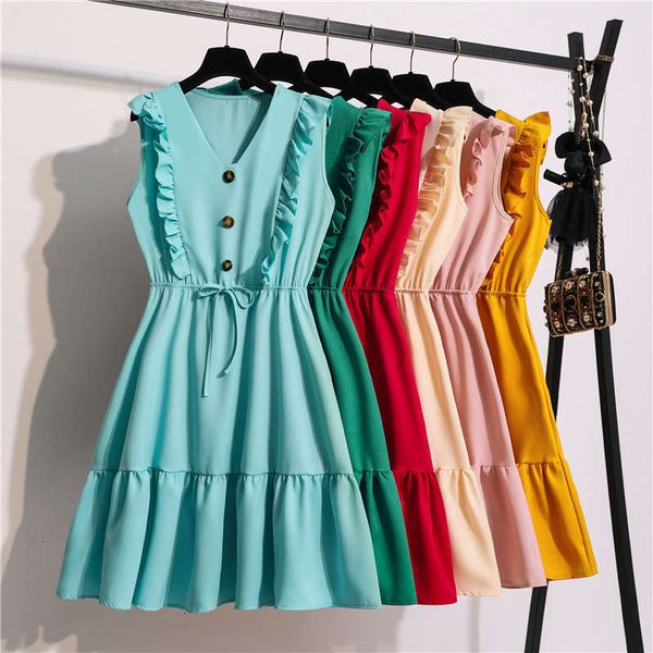 summer casual dresses women's yellow v-neck ruffle bubble lace up dress xx0003, Black;gray
summer casual dresses women's yellow v-neck ruffle bubble lace up dress xx0003, Black;gray