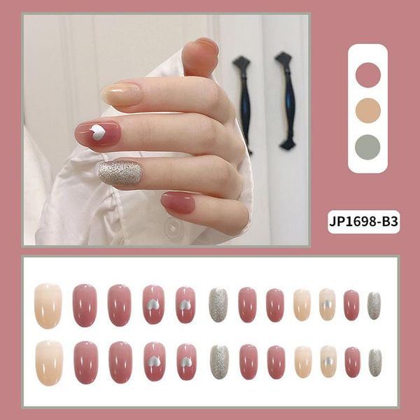 false nails fake short round head bean paste powder love nail stickers finished 24 pcs with glue t, Red;gold
false nails fake short round head bean paste powder love nail stickers finished 24 pcs with glue t, Red;gold