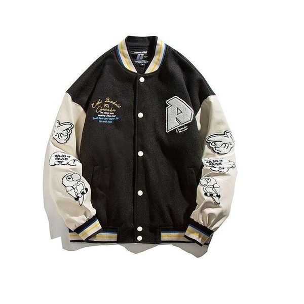 men's jackets 2021 autumn bear letter embroid baseball jacket bomber coat campus chic, Black;brown
men's jackets 2021 autumn bear letter embroid baseball jacket bomber coat campus chic, Black;brown