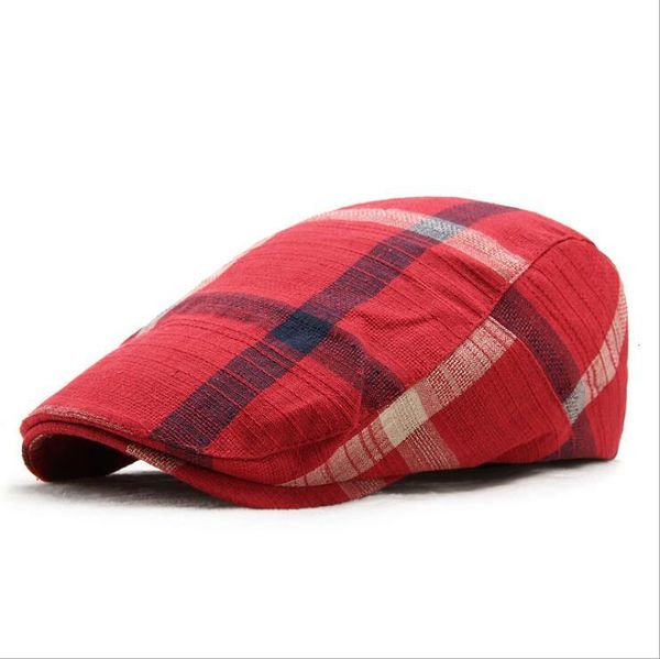 berets summer thin color plaid cap forward hat men and women beret outdoor sun caps, Blue;gray
berets summer thin color plaid cap forward hat men and women beret outdoor sun caps, Blue;gray