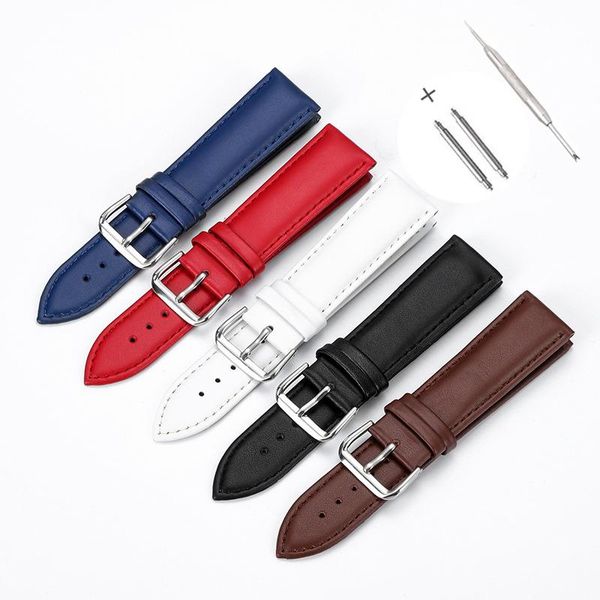 watch bands genuine leather strap band 12mm 14mm 16mm 18mm 20mm 22m 24mm accessories black brown red blue white high quality
watch bands genuine leather strap band 12mm 14mm 16mm 18mm 20mm 22m 24mm accessories black brown red blue white high quality