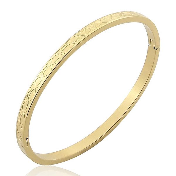 bangle fashion stainless steel parent-child series jewelry double line round bracelet woman child party gift wholesale, Black
bangle fashion stainless steel parent-child series jewelry double line round bracelet woman child party gift wholesale, Black