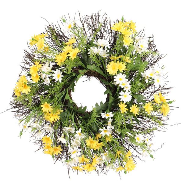 decorative flowers & wreaths 1*artificial wreath daisy twig door wall hanging birthday party decorations wedding engagement anniversary
decorative flowers & wreaths 1*artificial wreath daisy twig door wall hanging birthday party decorations wedding engagement anniversary