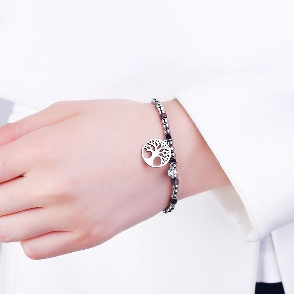 charm bracelets adjusted strand bracelet for women tree of life stainless steel beads bohemian jewelry pulseras mujer, Golden;silver
charm bracelets adjusted strand bracelet for women tree of life stainless steel beads bohemian jewelry pulseras mujer, Golden;silver