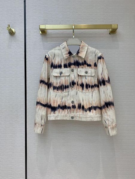 women's jackets 2021 early spring products retro fashion style tie dyed printed hundred wash denim jacket, Black;brown
women's jackets 2021 early spring products retro fashion style tie dyed printed hundred wash denim jacket, Black;brown