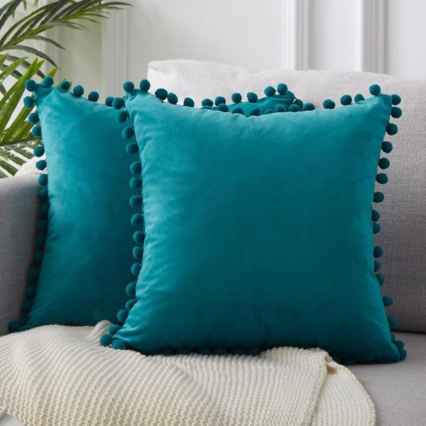 cushion/decorative pillow soft velvet cushion covers solid pillowcases square decorative pillows with balls for sofa bed car home throw teal
cushion/decorative pillow soft velvet cushion covers solid pillowcases square decorative pillows with balls for sofa bed car home throw teal
