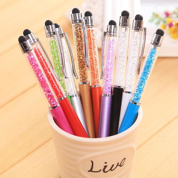 colors crystal gel pen fashion creative stylus black touch for writing stationery office & school refill pens
colors crystal gel pen fashion creative stylus black touch for writing stationery office & school refill pens
