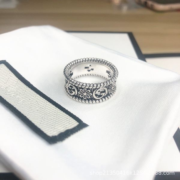 2021 new jewelry double flower hollow out s925 small zou simple spirit snake couple ring men and women tide, Silver
2021 new jewelry double flower hollow out s925 small zou simple spirit snake couple ring men and women tide, Silver