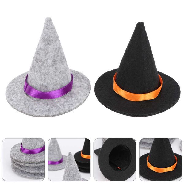 10pcs mini felt witch hats bottle decor for diy hair accsori crafts (5pcs black+5pcs grey)
10pcs mini felt witch hats bottle decor for diy hair accsori crafts (5pcs black+5pcs grey)