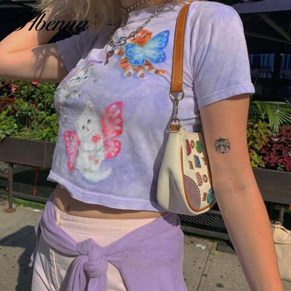 hbenna y2k t-shirt women short sleeve cartoons print summer purple o-neck cotton casual fashion kawaii tee female 20021 women's, White
hbenna y2k t-shirt women short sleeve cartoons print summer purple o-neck cotton casual fashion kawaii tee female 20021 women's, White