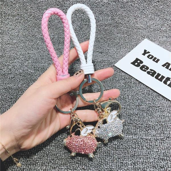 keychains lovely double lover pig flower crystal rhinestone charm pendant purse bag car key ring chain creative wedding valentine's gif, Silver
keychains lovely double lover pig flower crystal rhinestone charm pendant purse bag car key ring chain creative wedding valentine's gif, Silver