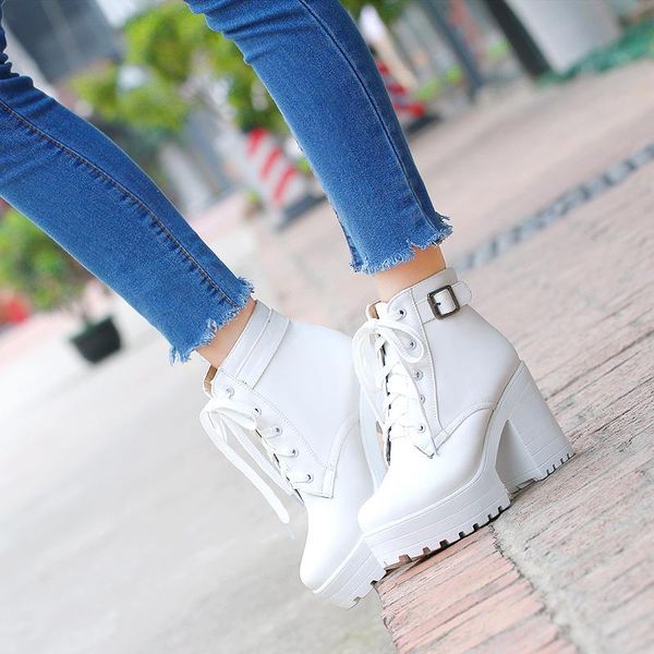 boots 2021 fashion platform ankle women square super high heel round toe zipper autumn winter shoes black 33-43
boots 2021 fashion platform ankle women square super high heel round toe zipper autumn winter shoes black 33-43