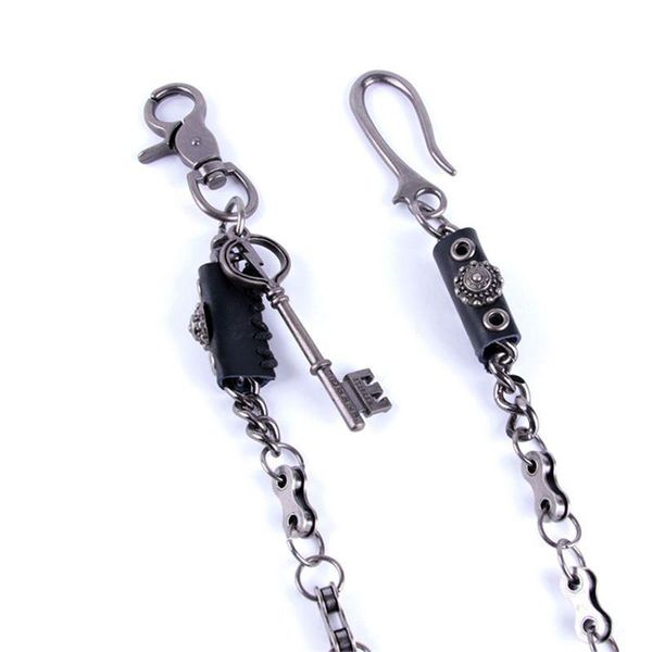keychains men black wallet chains links keychain jeans punk leather belt chain fashion trousers waist accessories jewelry dr29, Silver
keychains men black wallet chains links keychain jeans punk leather belt chain fashion trousers waist accessories jewelry dr29, Silver