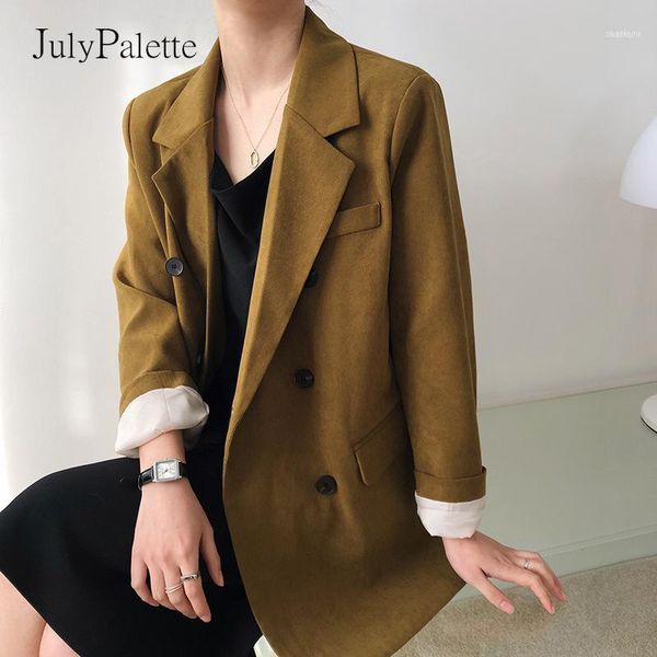 julypalette vintage casual blazer coats 2021 autumn office ladies long sleeve jacket solid women costumes feminino1, White;black
julypalette vintage casual blazer coats 2021 autumn office ladies long sleeve jacket solid women costumes feminino1, White;black