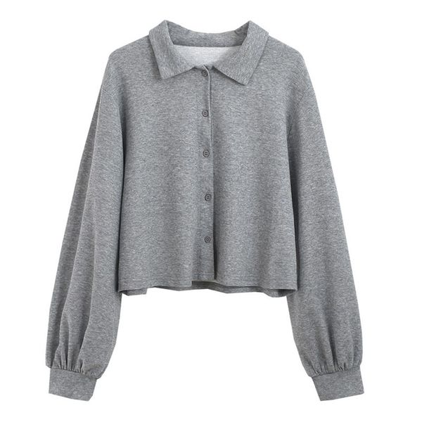 gray women shirts turn down collar long sleeve solid autumn chic elegant sweet thick b0710 210514, White
gray women shirts turn down collar long sleeve solid autumn chic elegant sweet thick b0710 210514, White