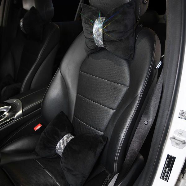 seat cushions bling diamond bowknot car neck pillow crystal rhinestones supplies auto headrest support waist accessories for women
seat cushions bling diamond bowknot car neck pillow crystal rhinestones supplies auto headrest support waist accessories for women