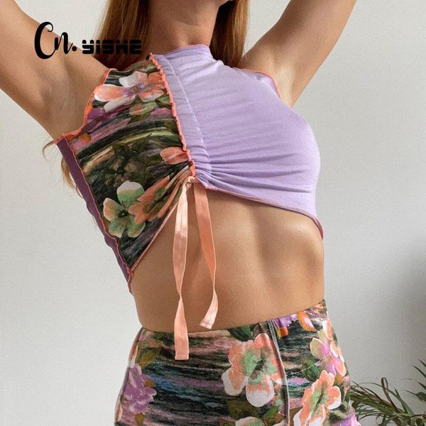 women's t-shirt cnyishe drawstring print patchwork women o neck crop bodycon streetwear party casual shirts 2021 summer clothes, White
women's t-shirt cnyishe drawstring print patchwork women o neck crop bodycon streetwear party casual shirts 2021 summer clothes, White