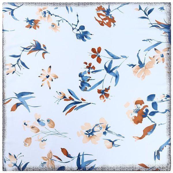 scarves spring fashion versatile 60*60cm scarf shawl dual purpose sunscreen holiday beach silk hand painted flower print women, Blue;gray
scarves spring fashion versatile 60*60cm scarf shawl dual purpose sunscreen holiday beach silk hand painted flower print women, Blue;gray
