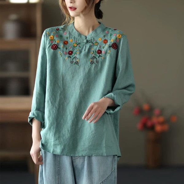 ethnic clothing autum woman traditional chinese retro flower print hanfu women elegant oriental tang suit blouse, Red
ethnic clothing autum woman traditional chinese retro flower print hanfu women elegant oriental tang suit blouse, Red