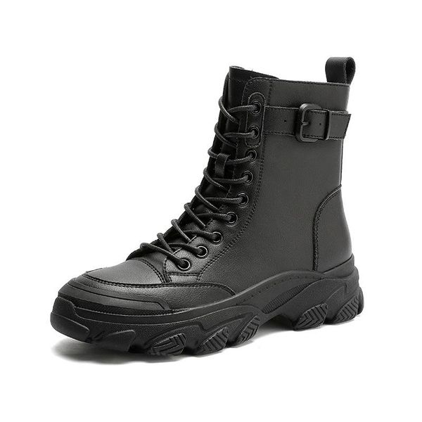 boots women's 2021 leather thick-soled plus velvet warm casual locomotive, Black
boots women's 2021 leather thick-soled plus velvet warm casual locomotive, Black