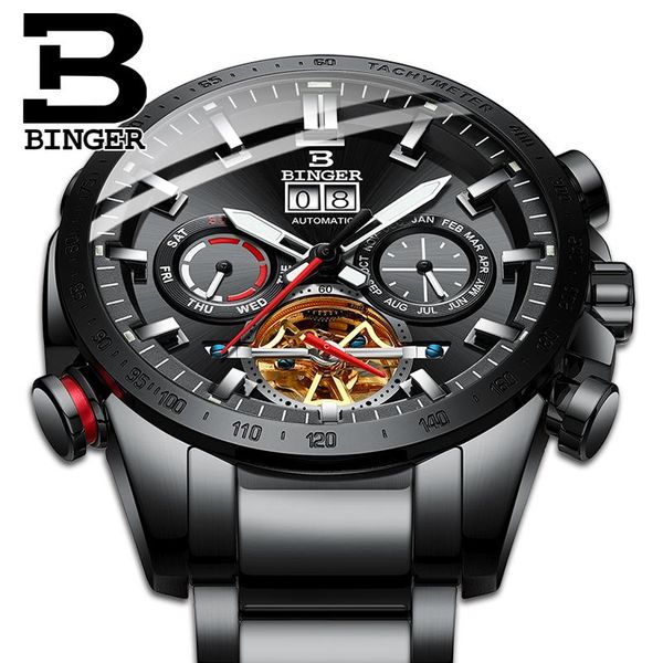 wristwatches switzerland binger mechanical men watches sports clock relogio masculino waterproof stainless steel automatic watch, Slivery;brown
wristwatches switzerland binger mechanical men watches sports clock relogio masculino waterproof stainless steel automatic watch, Slivery;brown