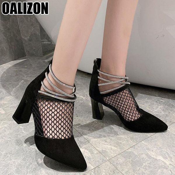dress shoes summer graceful women pointed toe hollow out mesh air chunky high heels female ladies gladiator crystal sandals boots r196, Black
dress shoes summer graceful women pointed toe hollow out mesh air chunky high heels female ladies gladiator crystal sandals boots r196, Black