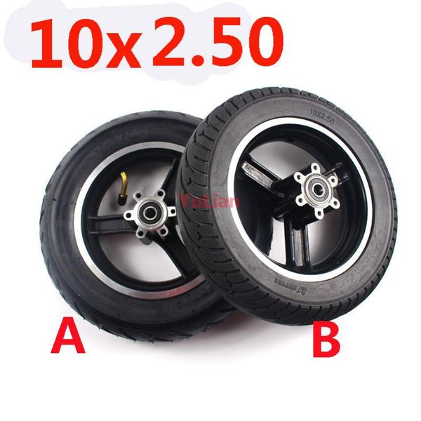 motorcycle wheels & tires 10x2.50 wheel tire 10 inch * 2.50 inner outer solid with alloy hub for electric scooter accessories
motorcycle wheels & tires 10x2.50 wheel tire 10 inch * 2.50 inner outer solid with alloy hub for electric scooter accessories