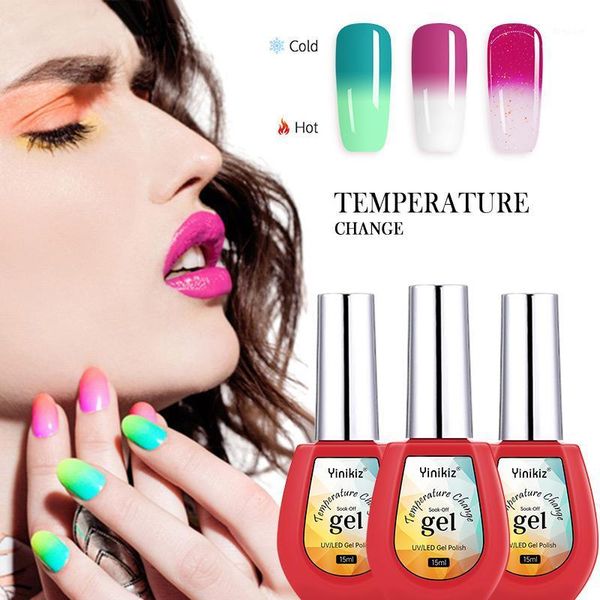 yinikiz rainbow thermal color changing gel nail polish glitter temperature soak off uv varnish 15ml art dropship1, Red;pink
yinikiz rainbow thermal color changing gel nail polish glitter temperature soak off uv varnish 15ml art dropship1, Red;pink