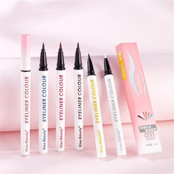 eyeliner colorful liquid waterproof sweaterproof long lasting makeup cosmetics for girl woman student beginners e1256
eyeliner colorful liquid waterproof sweaterproof long lasting makeup cosmetics for girl woman student beginners e1256