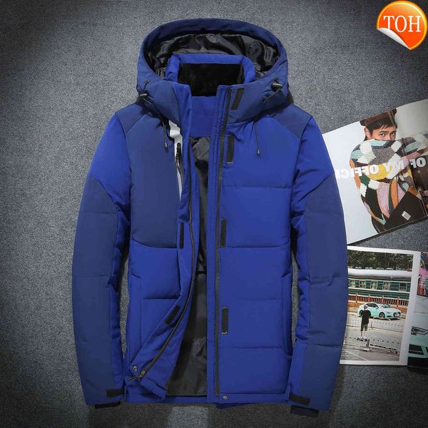 men's down jacket new fashion winter male korean style clothes white duck man hooded outwear mens clothing, Black
men's down jacket new fashion winter male korean style clothes white duck man hooded outwear mens clothing, Black