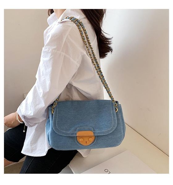 cross body blue denim shoulder messenger bags for women 2021 casual fashion brand quilted chain crossbody handbag female ladies daily purse
cross body blue denim shoulder messenger bags for women 2021 casual fashion brand quilted chain crossbody handbag female ladies daily purse