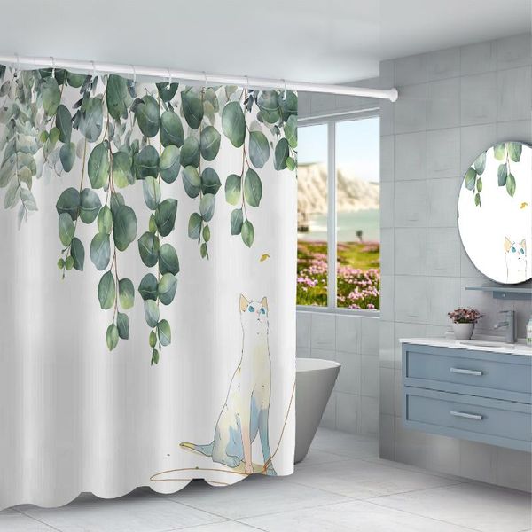 shower curtains nordic plant leaves curtain floral cat white for bathroom home partition waterproof fabric hooks
shower curtains nordic plant leaves curtain floral cat white for bathroom home partition waterproof fabric hooks