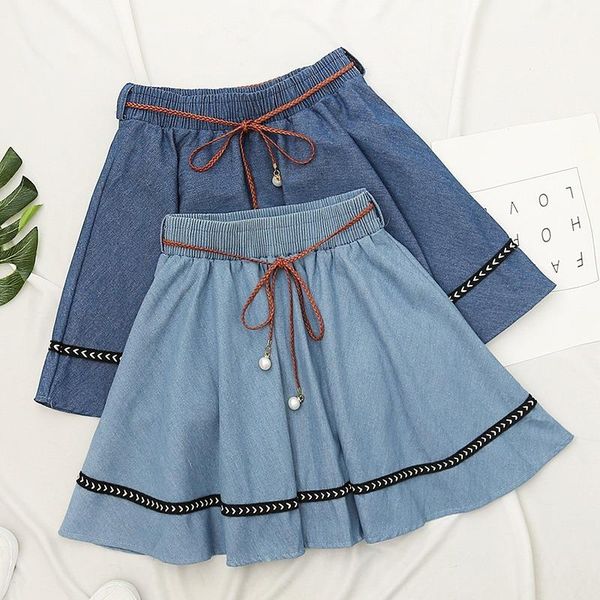 skirts chic elastic waist women denim for high summer harajuku with belt n0060, Black
skirts chic elastic waist women denim for high summer harajuku with belt n0060, Black